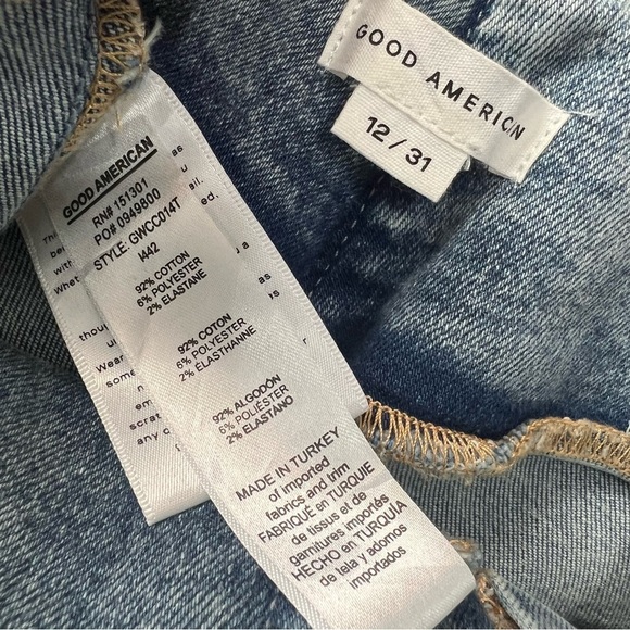 Good American Denim Slim Straight Mega Compression Jeans Curvy Girl Country Sexy - Picture 10 of 15